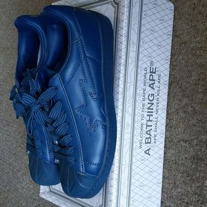 Bape Skullsta Dark Navy Size 10
